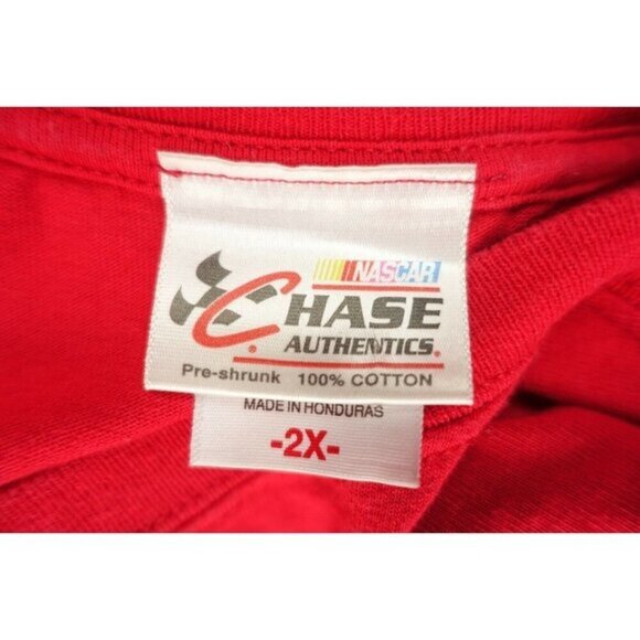 Tony Stewart NASCAR Red Double Sided T-Shirt Chase Authentics Sz 2X - Picture 6 of 6